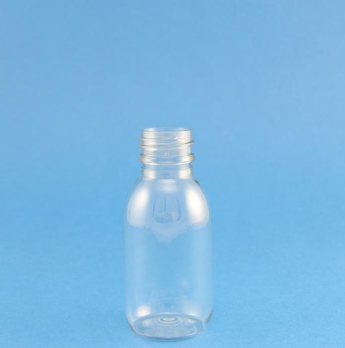 100ml Alpha Bottle Clear PET 28mm Neck